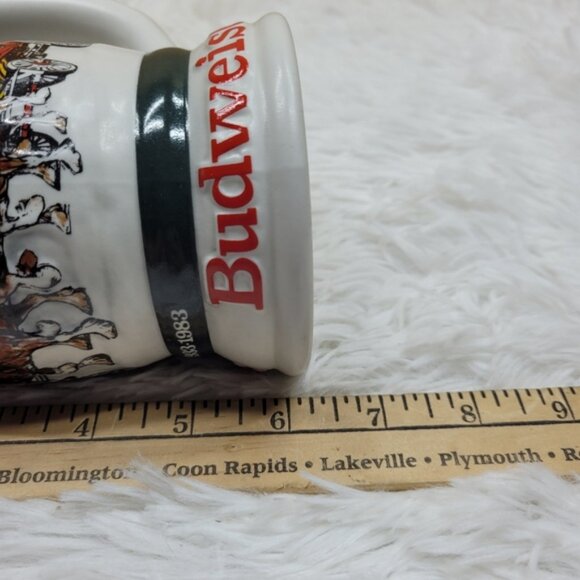 Budweiser 50th Anniversary Clydesdales Beer Stein Vintage - Picture 8 of 8